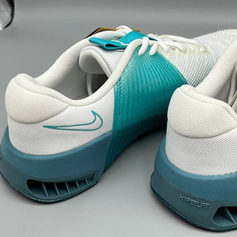 Nike Metcon 9 Mens 10 Training Shoes White Dusty Cactus DZ2617-105 Gym Workout